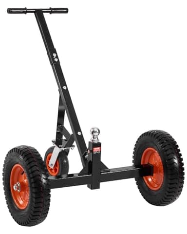 VEVOR Trailer Dolly, 1200lbs Tongue Weight Capacity, Carbon Steel Trailer Mover with 18 inch and 22 inch Height Adjustable Trailer Dolly, 2 inch Ball, 15.2 inch Pneumatic Tires, for Moving RV - Image 1