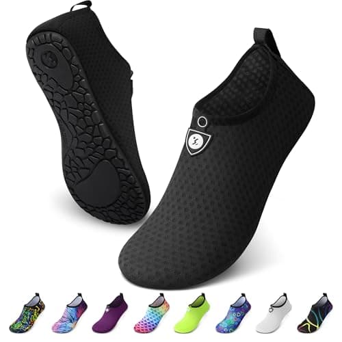 SIMARI Water Shoes for Women Men Swim Aqua Socks Beach Pool Essentials Barefoot Surf River Boat Kayak Sea Yoga Sand Exercise Sport Accessories Breathable Quick-Dry Adult Youth Kid Size SWS001 - Image 1