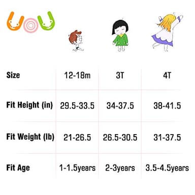 U0U Toddler Potty Training Pants 4 Pack,Cotton Training Underwear Size 2T,3T,4T,Waterproof Underwear for Kids Pink 3T - Image 6