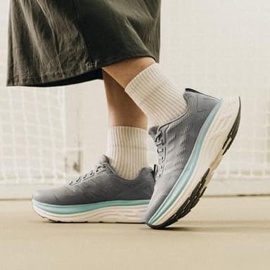 NORTIV 8 Women's Walking Shoes Cushion Running Tennis Shoes ActiveFloat Non-Slip Comfortable Breathable Workout Gym Sports Athletic Fashion Sneakers,Size 8.5,Grey,SNWS245W - Image 6