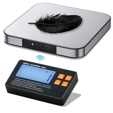 Food Scale with Split Wireless LCD Display, 33lb Digital Kitchen Scale with 7 Units Tare Function, 0.1oz High Accurate Smart Cooking Scale for Baking/Cooking/Meal Prep/Milk/Dieting - Image 9