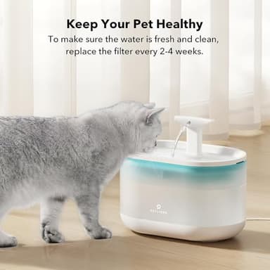PETLIBRO 8 Packs Replacement Filters for Capsule Cat Water Fountain PLWF002, 4 Months Set of Replacement Filters for Ultra Quiet Pet Water Fountain - Image 5