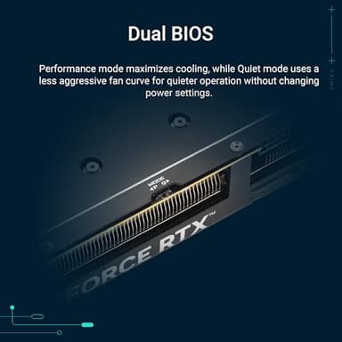 ASUS The SFF-Ready Prime GeForce RTX™ 5060 8GB GDDR7 OC Edition Graphics Card (PCIe® 5.0, 8GB GDDR7, HDMI®/DP 2.1, 2.5-Slot, Axial-tech Fans, Dual BIOS) - Image 5
