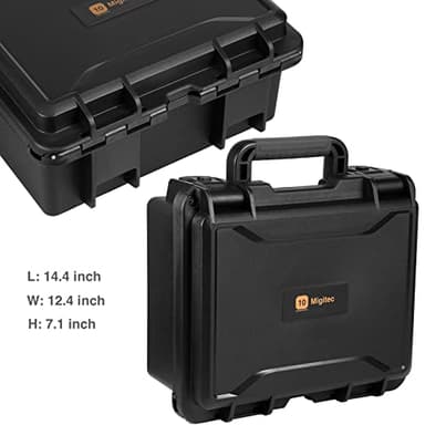 Migitec Waterproof Graded Card Storage Box Compatible with 102 Slabs, Sports Trading Card Case Fits PSA, CSG, BGS, CGC, SGC, Magnetic Cards Holder and Top Loaders - Image 7