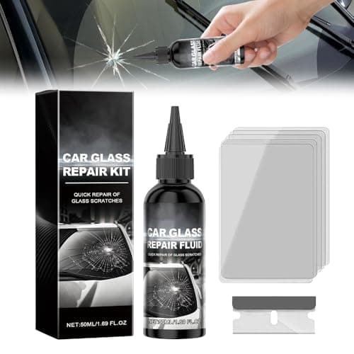 JUDUNA Windshield Crack Repair Kit, 2025 New Car Cracks Gone Glass Repair Kit Windshield Repair Kit for Chips and Cracks, Car Glass Repair Glue Scratch Chip Cracks Repair Kit (1 Pcs) - Image 1