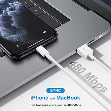 QZIIW iPhone Charger Cable 10 Ft,[Apple MFI Certified] 3Pack Extra Long USB to Lightning Cable 10 Feet,Apple Charging Power Cord 10 Foot for iPhone 14 13 12 11 Pro Max Mini XR X 9 8 7Plus 6s ipad - Image 5