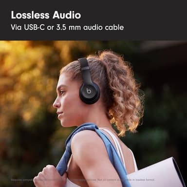 Beats Solo 4 - Wireless Bluetooth On-Ear Headphones, Apple & Android Compatible, Up to 50 Hours of Battery Life - Matte Black - Image 6