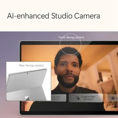 Microsoft Surface Pro 11 13" Copilot+ PC, AI Tablet, 2880x1920 120Hz LCD Touchscreen, 10-Core Qualcomm Snapdragon X Plus, 16GB RAM, 256GB SSD, WiFi Only, Win 11 Pro, Platinum (Renewed) - Image 4