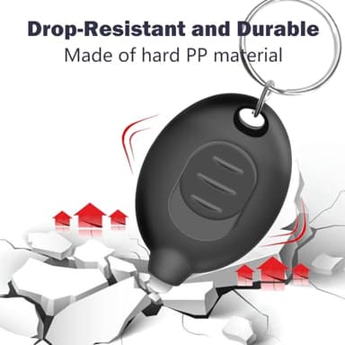 Daemson Mini LED Keychain Flashlight, Ultra Bright Tiny Flashlight, Small Keychain Flashlight White Light, Micro Pocket Key Ring LED Flashlight for Emergency Lighting - Multicolor Shell (8PCS) - Image 6