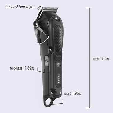 Haokry Hair Clippers for Men Professional - Cordless&Corded Barber Clippers for Hair Cutting & Grooming Rechargeable Beard Trimmer - Image 9