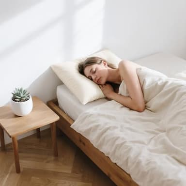 LOFE Organic Pillow with Pillowcase - 20x26 Youth Pillow with 100% Organic Cotton Shell, Adjustable Loft Organic Standard Plilow, Machine Washable, Soft, Perfect for Youth&Adults - Image 8