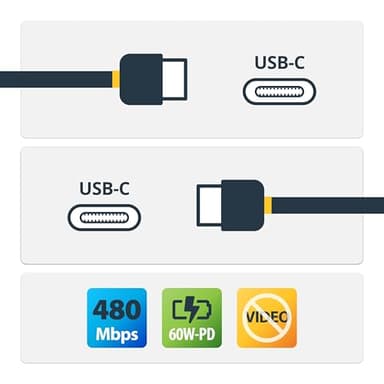 StarTech.com Right Angle USB-C Cable - 1m / 3 ft - Reversible - M/M - USB Type C Cable - USB-C Charge Cable - USB C to USB C Cable (USB2CC1MR), Black - Image 7