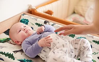 4 Pack Changing Pad Covers Woodland Forest Animals Wood Neutral Unisex Fitted Baby Changing Pad Cover Set for Baby Boys or Girls - Image 3