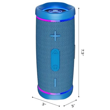 TREBLAB HD77 - Portable Bluetooth Speaker - Powerful 360° Sound, 30W Audio with Impactful Bass, 20H Battery, IPX6 Waterproof, Shockproof, TWS Stereo, Speaker Bluetooth Wireless for Outdoor, Beach Pool - Image 10