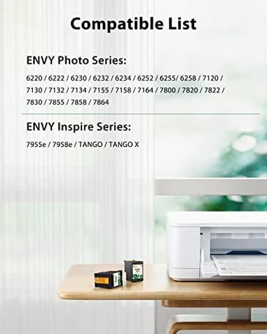 Exurbiz 64XL Ink Cartridges Black Compatible for HP 64 XL Work with HP Envy Photo 7855 7858 7155 6255 6252 7100 7800, HP Envy Inspire 7900e 7950e Tango Series Printer ,3 Pack - Image 4