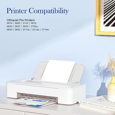 Valuetoner 950XL and 951XL Ink Cartridges 8-Pack Replacement for HP 950 951 Ink Cartridges Combo Pack Use for Officejet Pro 8600 8610 8620 8100 8615 8625 8630 8660 (2 Black 2 Cyan 2 Magenta 2 Yellow) - Image 2