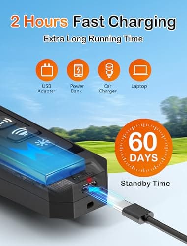 Dog Bark Deterrent Device - Ultrasonic Anti-Barking Devices with 3X Sonic Emitters, Up to 50FT Long Range & Rechargeable Bark Control - Safe for Dogs Training - Indoor & Outdoor (Black) - Image 6