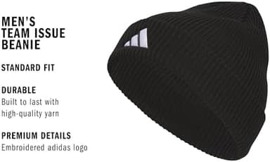 adidas Mens Team Issue 2 Beanie – Standard Fit Winter Knit Hat - Image 3