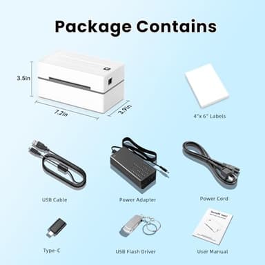 Anycash Bluetooth Thermal Label Printer, Wireless 4x6 Shipping Label Printers for Small Business, Compatible with Android&iOS and Windows, Address Label Printer for Amazon, Ebay, Shopify, Etsy, USPS - Image 7
