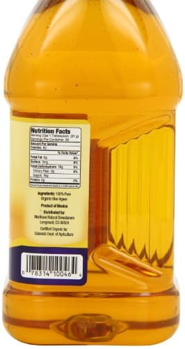 MADHAVA Organic Light Agave (92 oz, Pack of 2), Liquid Sugar Alternative, 100% Pure Organic Blue Agave Nectar, Vegan, Non-GMO, Natural Sweetner, Clean Drink Mix - Image 2