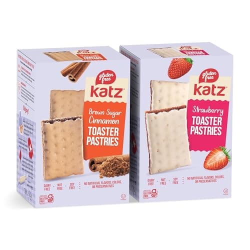Katz Gluten Free Snacks Variety Pack. Toaster Pastries. Easy Breakfast Food Or Anytime Healthy, Gluten and Dairy Free, Nut Free, Peanut Free, Soy Free. Snacks - Adults Kosher Snacks. 8 OZ (Pack Of 2) - Image 1