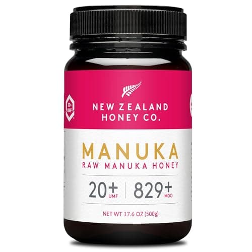 New Zealand Honey Co. Raw Manuka Honey UMF 20+ / MGO 829+ | UMF Certified | 17.6oz | Pure Raw Honey - Image 1
