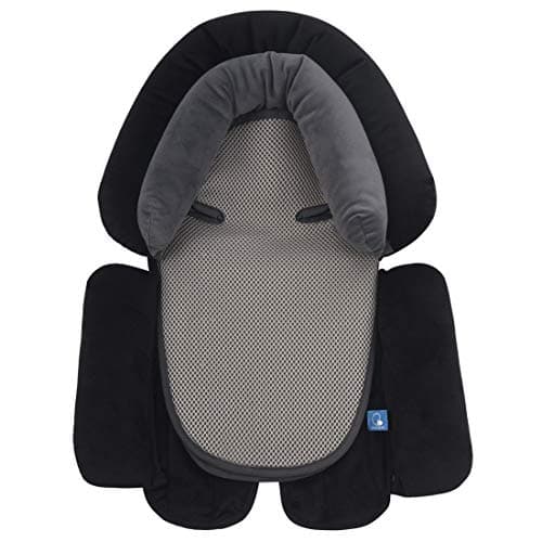 COOLBEBE Upgraded 3-in-1 Babybody Support for Newborn Infant Toddler - Extra Soft Car Seat Insert Cushion Pad, Perfect for Carseats, Strollers, Swings, Black - Image 1