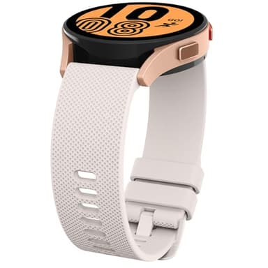 Amzpas Quick Release Watch Band 18mm 20mm 22mm Watch Straps,3 Pack Soft Silicone Replacement Sport Watch Wristbands for Women Men (Smoke Violet/Milk Tea/Starlight, 20mm) - Image 3