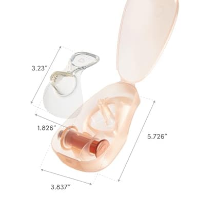 Munchkin® Flow Nipple Shield + with See-Thru Channel to Watch Milk Flow - Nurse Confidently and Meet Your Breastfeeding Goals, Silicone - 20mm - Image 10
