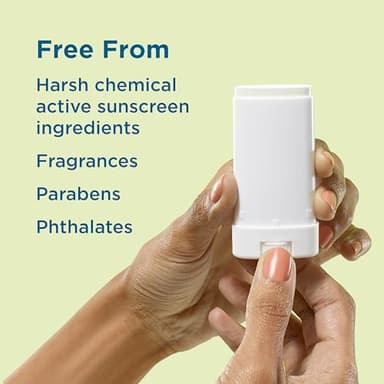 BLUE LIZARD Mineral Sunscreen Stick with Zinc Oxide SPF 50+ Water Resistant UVA/UVB Protection Easy to Apply Fragrance Free, Kids, Unscented, 0.5 oz - Image 6