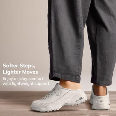 Skechers womens D'lites - Bright Sky fashion sneakers, White, 7.5 US - Image 6