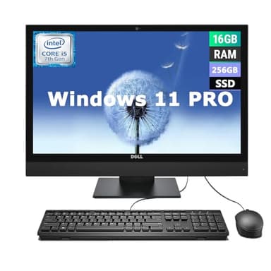 Dell Optiplex 3050 All-in-One Desktop Computer - 3050 AIO Desktop PC - Intel Core i5-7500 - 16GB RAM - 256GB SSD - Windows 11 Pro (renewed) - Image 1