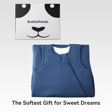 Okayinn BubblePanda Baby Sleep Sack 0-6 Months 100% Cotton 0.5 Tog Toddler Sleeping Sack 3-6 Months for Infant Newborn Babies Unisex 2-Way Zipper Baby Wearable Blanket 0-3 Months Lightweight Thin - Image 6