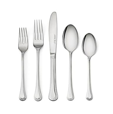 HENCKELS Astley 20-piece Flatware Set, 18/10 Stainless Steel, Silver - Image 2