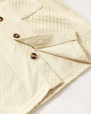 Renotemy 3T 4T Boy Outfits Baby Boy Shorts Set Toddler Boy Clothes 2-3 Year Old Boy Clothes 3T 4T Boy Outfit Toddler Boy Outfits 3T-4T Summer Solid Beige - Image 4