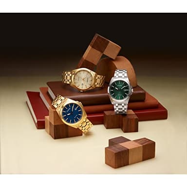 Citizen Men's Eco-Drive Classic Peyton Watch, 3-Hand Date, Sapphire Crystal, Luminous Markers, Silver/Green Dial - Image 4