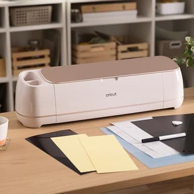 Cricut Maker 4 - Smart Cutting Machine (Seashell) | Engagement Plus Bundle - Includes EasyPress 3 Heat Press (9x9) + Mat, Tote Bag, Material Samplers, Machine Mat, Pens, Tools, & 25 Digital Images - Image 5