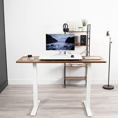 VIVO Economy Single Top Height Adjustable 29 inch Standing Desk Converter, Sit Stand Tabletop Monitor and Laptop Riser Platform Workstation, White, DESK-V000UW - Image 9