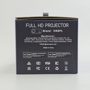 Mini Projector with WiFi and Bluetooth, VISSPL Full HD 1080P Projector, Portable Outdoor Projector with Tripod, Home Theater Movie Phone Projector Compatible with Android/iOS/Windows/TV Stick/HDMI/USB - Image 9