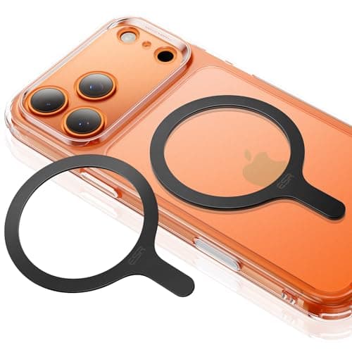 ESR for MagSafe Sticker 360, MagSafe Ring Magnet, 2 Pack Magnetic Ring, Universal Magnetic Wireless Charger Conversion Kit for iPhone 17/16/16e/15/14/13/12/11, Samsung Galaxy, Google Pixel 10, Black - Image 1