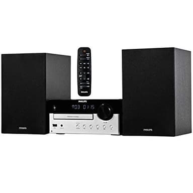 PHILIPS Bluetooth Stereo System for Home with CD Player, MP3, USB, Audio in, FM Radio, Bass Reflex Speaker, 60W, Remote Control Included - Image 2