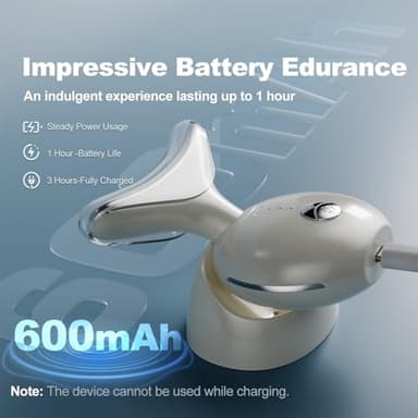 7 in 1 Face Massager Tool, Red Light Therapy for Face and Neck, Portable Face Lift Device, Neck Massager for Double Chin Reducer - Image 5