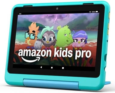 Amazon Kids Entertainment Device Bundle Including Fire HD 8 Kids Pro Tablet (32GB, Hello Teal) + Echo Dot Kids (Owl - Image 2