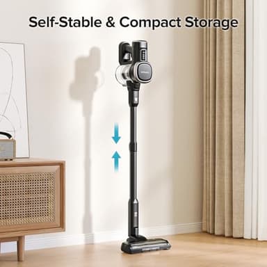Lubluelu Cordless Vacuum Cleaner, Max 50 Mins Runtime, Stick Vacuum with Touch Screen,Lightweight Vacuum for Carpet, Home Hardwood Floor and Pet Hair. - Image 2