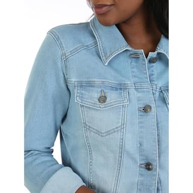 Riders by Lee Indigo Women's Denim Jacket, Falling Star, Large - Image 3