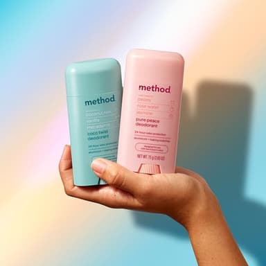 Method Deodorant, Coco Twist, Coconut Milk, Avocado + Macadamia Oil notes, 24 Hour Odor Protection, 2.65 oz - Image 7