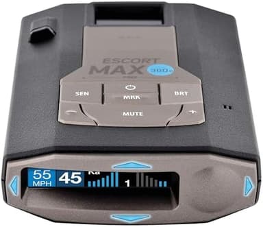 Escort MAX 360c Laser Radar Detector - WiFi and Bluetooth Enabled, 360° Protection, Extreme Long Range, Voice Alerts, Apple CarPlay and Android Auto Compatible, Black - Image 3
