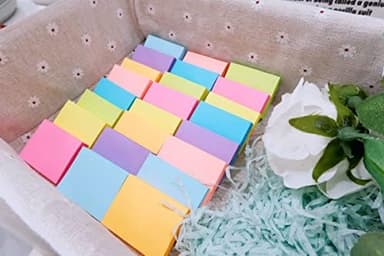 24 Pads) Sticky Notes 1.5x2 in, 8 Colors Post Self Sticky Notes Pad Its, Bright Post Stickies Colorful Sticky Notes for Office, Home, School, Meeting, 75 Sheets/pad - Image 3