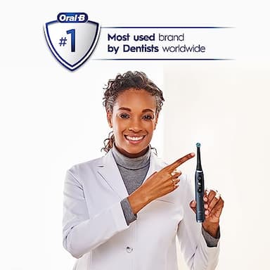 Oral-B iO Series 9 Electric Toothbrush with 4 Brush Heads, Aqua Alabaster - Image 9