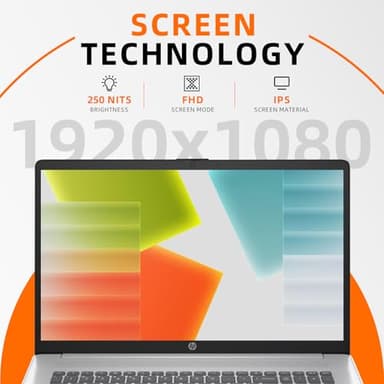 HP 2025 17 inch Laptop Business, 17.3" IPS FHD Display, AMD Ryzen 5 (Beats i7-1165G7), Ms Office Lifetime, Win 11 Pro, AI Copilot, w/Accessory, Numeric Keypad, WiFi 6 (32GB RAM + 1TB SSD) - Image 4